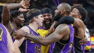 ペイサーズ戦で劇的ティップショットを沈めたレブロン…通算8度目の決勝ブザービーターに