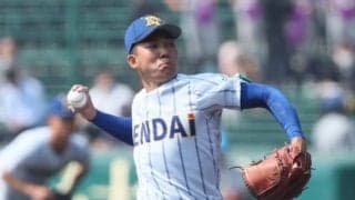 健大高崎の剛腕・石垣がリリーフで圧巻2K！2点リード許すもピンチ脱出で流れ引き寄せる【センバツ】