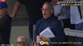 大谷翔平の豪快ホームランにハリウッドスターたちも“お口あんぐり”…カメラが捉えた熱狂のスタジアムの様子「スターたちを童心に帰らせる存在」