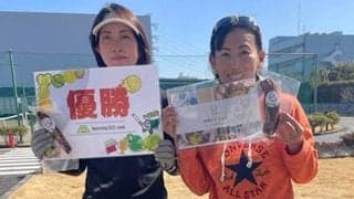  焼き芋貰える！女子ダブルス大会開催 