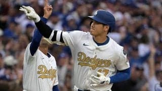 大谷2号の直後…客席で“超大物”が大はしゃぎ　200cm超え大男の放つオーラ「初めて見た」