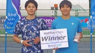  楠原悠介/中川舜祐ペア 激闘制しV 