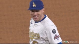 フリーマンの同点2ランに「なんで打つんだよ！」元ド軍投手の“仕返し”がSNSで話題「関係性が素敵」