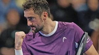  チリッチ 元トップ10対決制し4強 