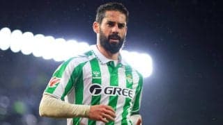 イスコが3月のラ・リーガ月間MVP！ 2G2Aで古巣レアル撃破などに貢献、ベティスからペジェグリーニ監督とのW選出