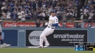 何をしたんだ… 大谷翔平、一瞬で“消えた”！？「気づかなかった」「いつの間に」 相手バッテリーの隙を突いた“神走塁”