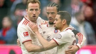 首位バイエルンがサネのドッペルパックで3戦ぶり白星も、途中出場の伊藤洋輝が終盤に負傷…【ブンデスリーガ】