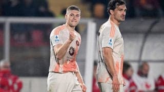 ドフビクの終盤弾でレッチェを退けたローマが怒涛の7連勝でCL射程圏内に【セリエA】