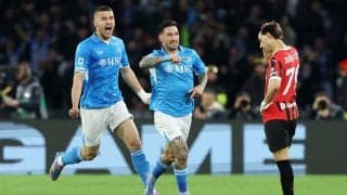 ポリターノ&ルカク弾のナポリがミランに逃げ切り勝利、首位インテルを3pt差で追走【セリエA】