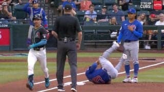 めっちゃ嬉しそう！ カブス今永昇太が“神リアクション”「これが愛される理由」 味方の体を張った好プレーに見せた“ほっこりシーン”