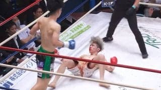 「効いてねぇよ」アピール直後に衝撃KO “相打ち”からの劇的決着に「クロスカウンターだ」