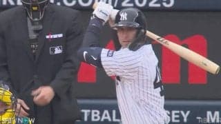 ヤ軍使用の物議を醸す“魚雷バット” 「ボーリングのピン？」「こん棒じゃねーか！」歪な形状にファン騒然