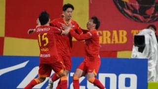 降格圏の名古屋が河面旺成＆佐藤瑶大のCBがゴールを奪い連勝！ 負けた横浜FMは今季初の連敗で降格圏転落【明治安田J1第8節】