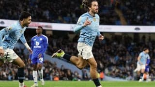 シティが下位レスターに完勝で週末ダービーに弾み！　グリーリッシュ今季リーグ初ゴールにマーモウシュが3戦連発【プレミアリーグ】