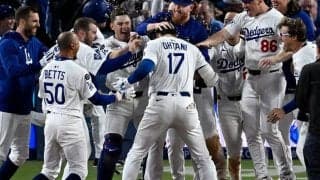 大谷翔平のサヨナラ弾の裏で…ベッツ“謎行動”　ファン混乱と爆笑「最高」「一体何？」
