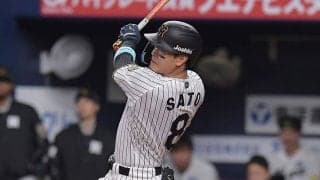 佐藤輝明が値千金の2号同点2ラン！　左中間へ豪快…開幕戦以来の一撃、京セラD熱狂