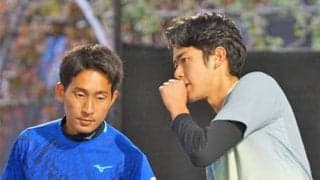  河内一真/松田康希組 逆転勝ちで4強 