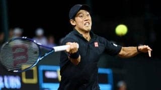 錦織圭、第1セット終了後に棄権。クレーコート・シーズン初戦は2回戦敗退[米男子クレーコート選手権]