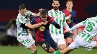 【ラ・リーガ第30節プレビュー】9連勝のバルセロナと6連勝のベティスの絶好調対決！