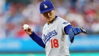 山本由伸、6回97球5奪三振1失点で降板　敵地登板で強力打線を相手に好投　初回のけん制悪送球の1点のみ　今季2勝目ならず