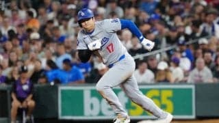 大谷翔平、今季初の盗塁失敗　昨年7月24日から継続も…連続成功記録は38回でストップ