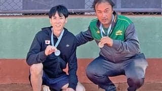 岩坂賢吾 世界選手権ダブルス銀メダル