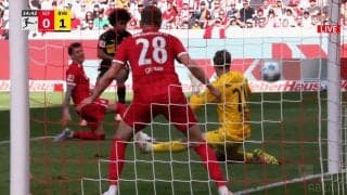 神速！ 時速110kmの“弾丸シュート”に騒然「前田大然より速いかな？」「体幹エグい」「振りが速すぎる」ドルトムントFWの急加速突破→左足一閃が話題沸騰