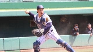 大学日本代表候補捕手の進路は「プロ一本」！ピンチを救う好守備で勝利に貢献【阪神大学】