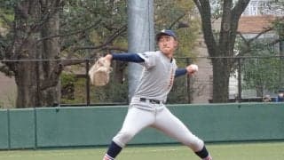 八王子の187センチの大型左腕が二松学舎大付を完封！ショートに転向した主将が先制打【東京】