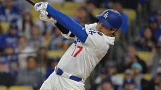 大谷翔平、4試合ぶり4号で敵地通算100本目　トランプ大統領を訪問後に“メモリアル弾”