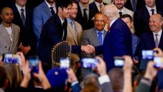 大谷翔平、ホワイトハウスに「何回でも行きたい」　米国に「感謝」…一問一答