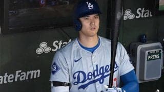大谷翔平、2戦連発なるか　「1番・DH」でスタメン、ド軍連敗ストップ＆10勝目狙う