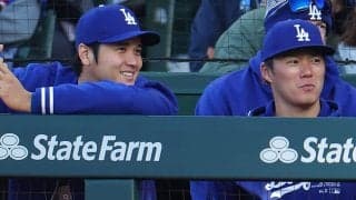 身長193cmの大谷翔平が「顔小さすぎだろ」　山本由伸の横で…際立つ異次元体型「おかしい」