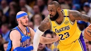 最終Qの失速が響いたレイカーズ、サンダーへの2連勝はならず…八村塁は左ヒザ炎症で欠場