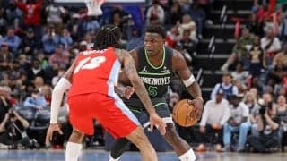 ウルブズがグリズリーズに勝利…ウォリアーズを含め47勝33敗で並ぶ、レギュラーシーズン残り2戦