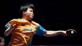 松島輝空、8強入りの第4シードにかかる優勝争いへの期待　17歳に敗戦の中国選手は「サービスとレシーブに苦しんだ」【WTTスターコンテンダー太原】