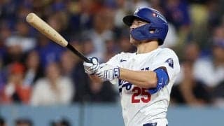エドマン、MLBトップタイの6号3ラン　6回無失点の山本由伸も笑顔…本拠地熱狂