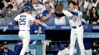 大谷翔平、4打数無安打で打率.293に　ド軍連勝も…開幕からの連続試合出塁「14」で終止符