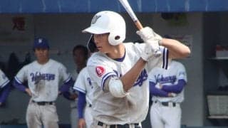 今年の神奈川の公立校を代表する大型遊撃手が決意！「怖いと思わせる打者になりたい」
