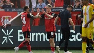 ヴィルツ復帰も攻撃停滞の2位レバークーゼンが痛恨ドロー…リーグ連勝が「3」でストップ【ブンデスリーガ】