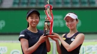 小堀桃子／清水綾乃が全試合ストレート勝ちで甲府に続いて今季2度目のタイトル獲得[富士薬品セイムスウィメンズカップ]