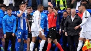 一発退場のムバッペが謝罪、指揮官代行ダビデ・アンチェロッティ氏 ｢自分が犯したミスを認識している｣