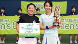 マ・イェジンが2023年の七尾大会以来1年半ぶりのITF大会優勝[富士薬品セイムスウィメンズカップ]