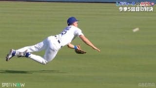 ド軍“最強の便利屋”、連日の超美技が「半端ない」 超絶ダイビングキャッチに球場沸騰「エドマンどこでも上手いな」