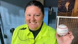 “勤務中”に大谷翔平のHR球ゲット　衝撃の瞬間にスタッフ大興奮「キープします」