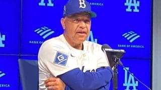ロバーツ監督が気になった大谷翔平の左手　盗塁時の動作に“注文”「付かないほうがいい」