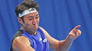 2連覇狙う内山靖崇、初戦突破