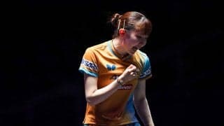 早田ひな、サウスポー対決に勝利でグループリーグ突破　張本美和、大藤沙月に続き決勝T進出を確定【ITTF男女ワールドカップ】