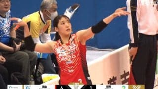 女子バレー、揺れ動く“魔球”サーブがリベロを翻弄 2連続エースに守備のスペシャリストもタジタジ