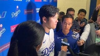 大谷翔平「いいスイングだった」　“納得”の特大137m弾…WBC参加にも言及